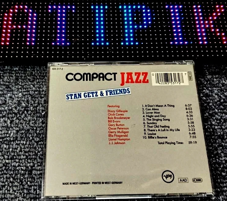 🎷 Stan Getz & Friends - Jazz Compacto - Joya Rara Alemania Occidental 💕 – photo 2